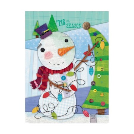 Trademark Fine Art Holli Conger 'Jolly Christmas 2' Canvas Art, 35x47 ALI47359-C3547GG